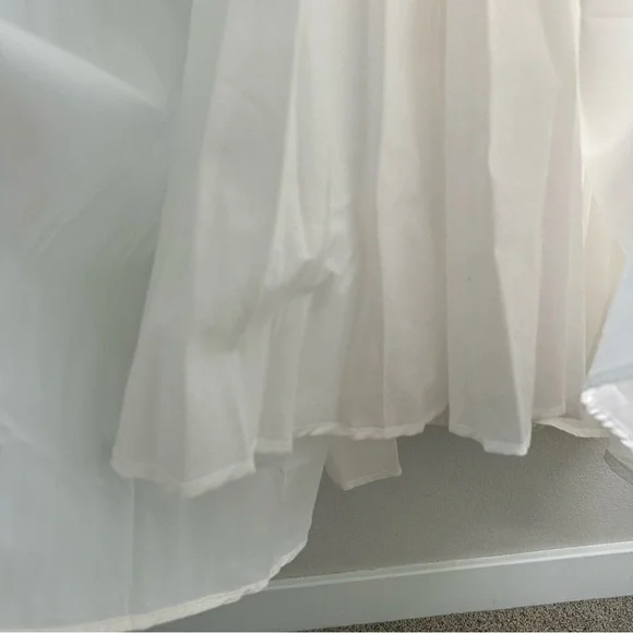 STAUD Waterfall Maxi White Dress SZ M - Picture 7 of 7